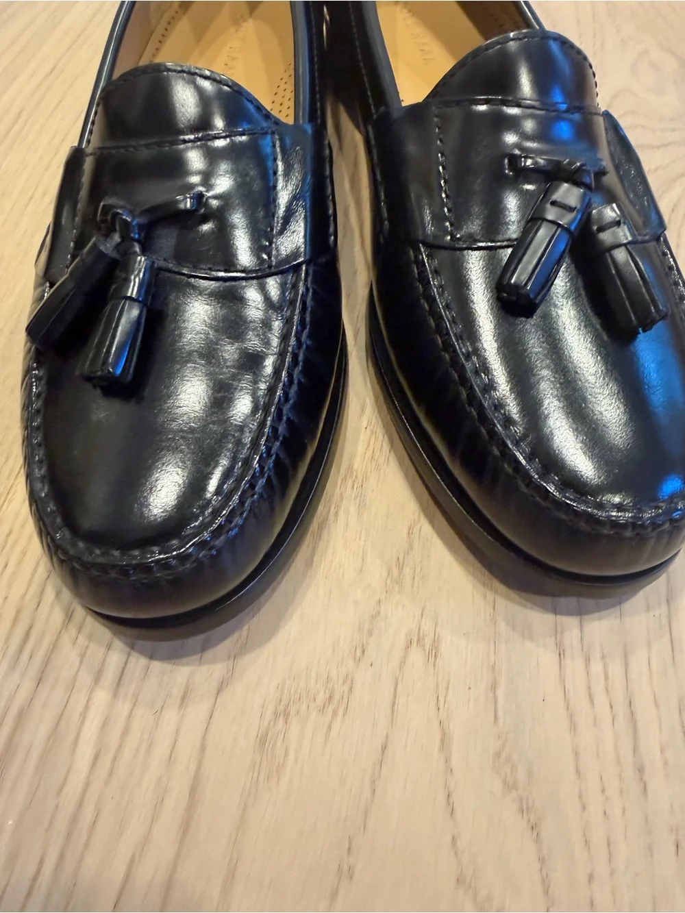 Cole Haan Men’s Black Tassel Loafers Size 11.5